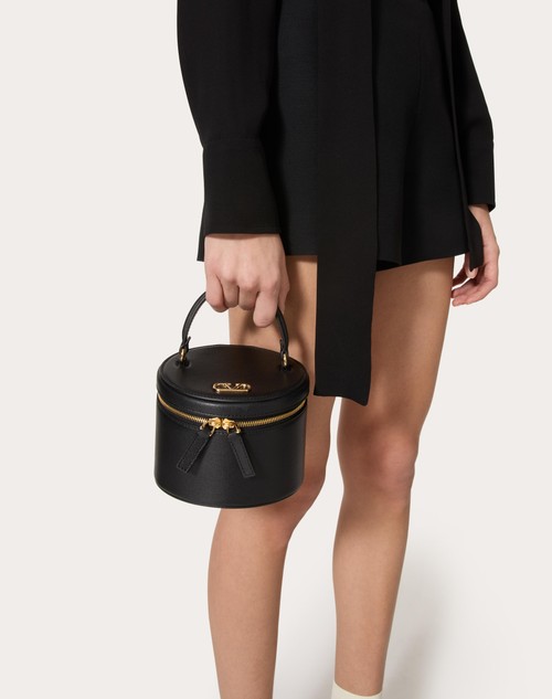 Red Valentino MINI VANITY PORTA GIOIELLI VLOGO SIGNATURE IN VITELLO Promozione Limitata