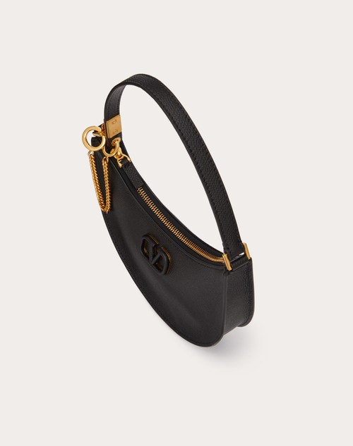 Red Valentino MINI HOBO VLOGO SIGNATURE IN VITELLO GRANATO Sottocosto