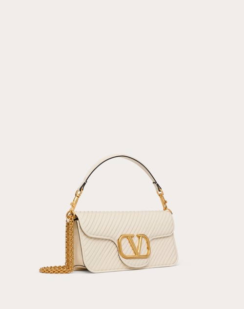 Red Valentino BORSA A SPALLA VALENTINO GARAVANI LOCÒ IN NAPPA PLISSETTATA Moda