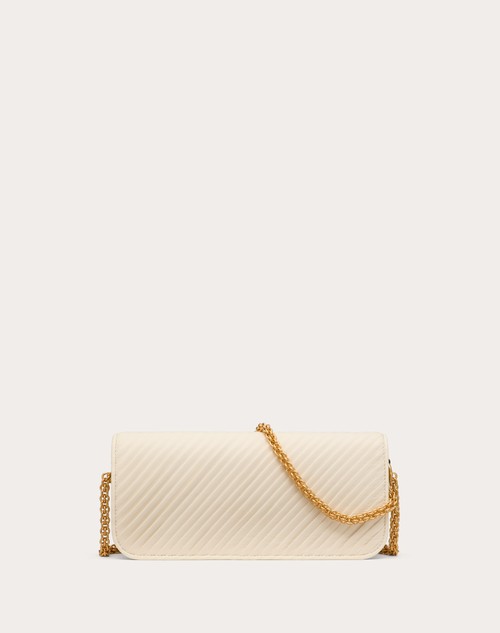 Red Valentino BORSA A SPALLA VALENTINO GARAVANI LOCÒ IN NAPPA PLISSETTATA Moda