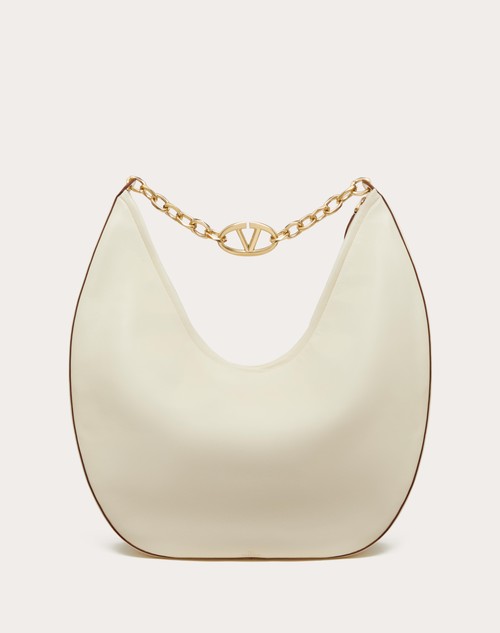Red Valentino MAXI HOBO VLOGO MOON BAG IN NAPPA CON CATENA Convenienza