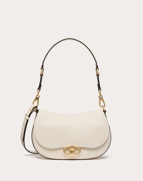 Red Valentino BORSA A SPALLA PICCOLA VALENTINO GARAVANI OHVAL IN VITELLO NAPPATO Sconto