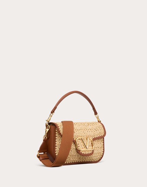 Red Valentino BORSA A SPALLA VALENTINO GARAVANI ALLTIME IN RAFIA Saldi