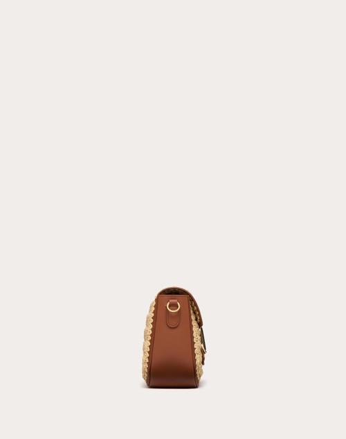 Red Valentino BORSA A SPALLA VALENTINO GARAVANI ALLTIME IN RAFIA Saldi