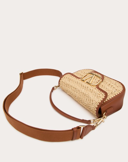 Red Valentino BORSA A SPALLA VALENTINO GARAVANI ALLTIME IN RAFIA Saldi