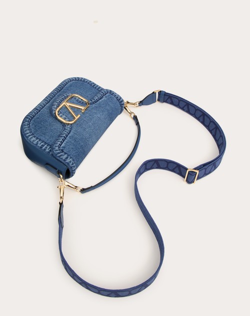 Red Valentino BORSA A SPALLA VALENTINO GARAVANI ALLTIME IN DENIM Vendita Calda