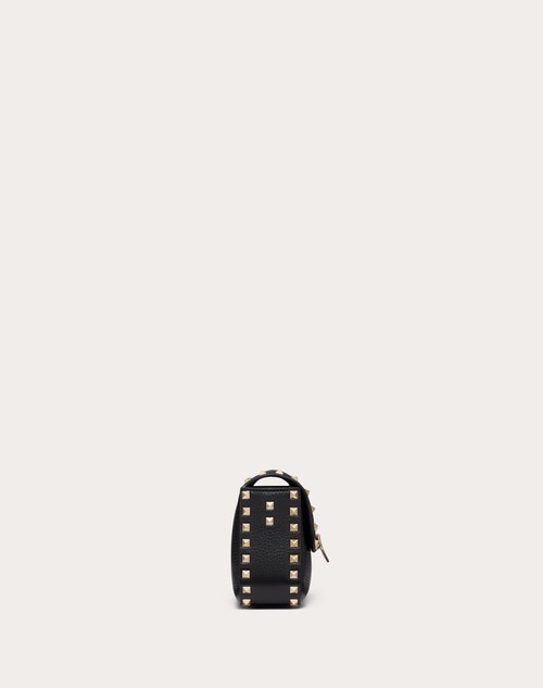 Red Valentino BORSA A TRACOLLA VALENTINO GARAVANI ROCKSTUD IN VITELLO GRANATO Vendite Flash