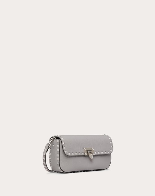 Red Valentino BORSA A TRACOLLA VALENTINO GARAVANI ROCKSTUD IN VITELLO GRANATO Negozio