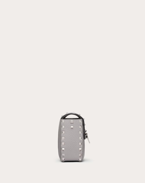 Red Valentino BORSA A TRACOLLA VALENTINO GARAVANI ROCKSTUD IN VITELLO GRANATO Negozio