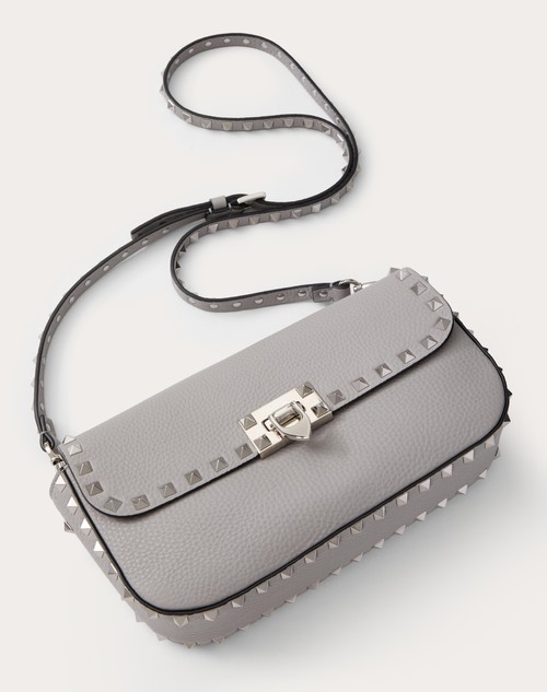 Red Valentino BORSA A TRACOLLA VALENTINO GARAVANI ROCKSTUD IN VITELLO GRANATO Negozio