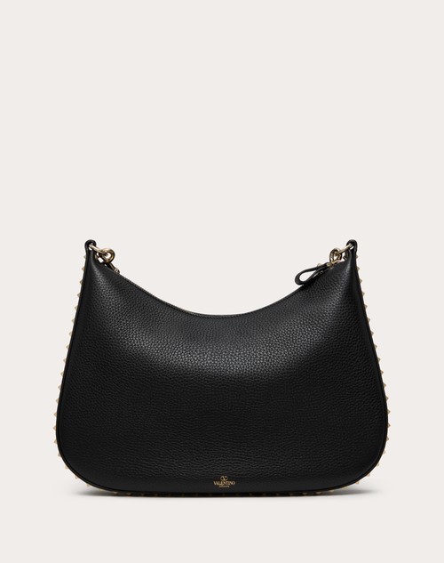 Red Valentino HOBO VALENTINO GARAVANI ROCKSTUD IN VITELLO GRANATO Pezzi Unici