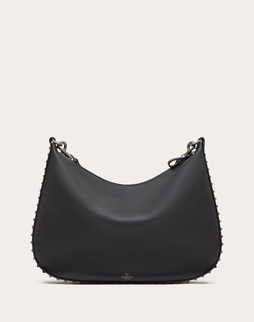 Red Valentino HOBO ROCKSTUD IN VITELLO GRANATO Soddisfazione Garantita