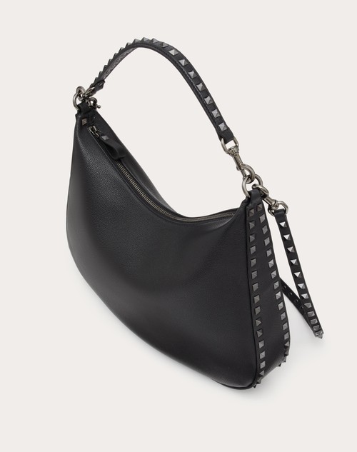 Red Valentino HOBO ROCKSTUD IN VITELLO GRANATO Soddisfazione Garantita
