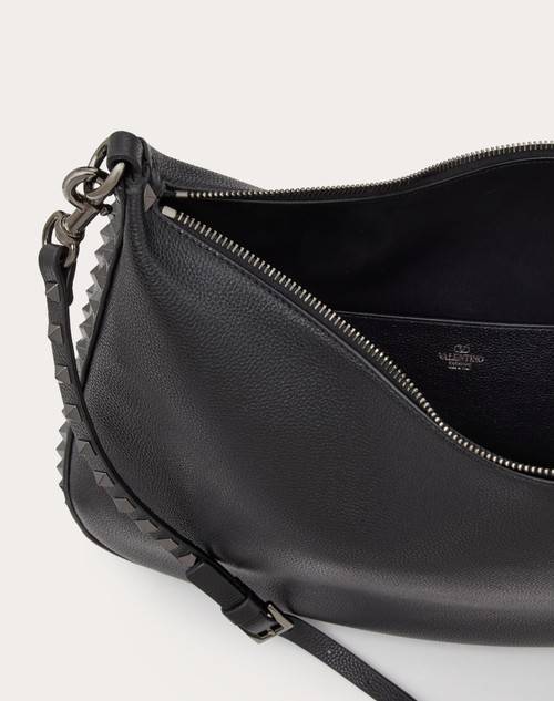 Red Valentino HOBO ROCKSTUD IN VITELLO GRANATO Soddisfazione Garantita