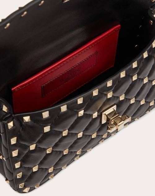 Red Valentino BORSA PICCOLA ROCKSTUD SPIKE IN NAPPA Prezzo Ridotto