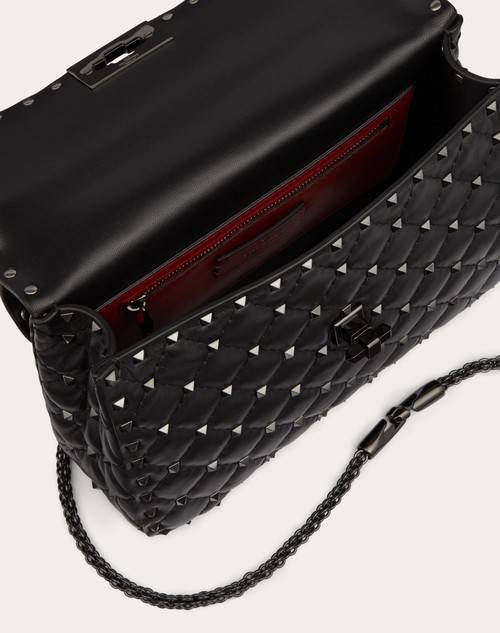 Red Valentino BORSA MEDIA ROCKSTUD SPIKE IN NAPPA Presa