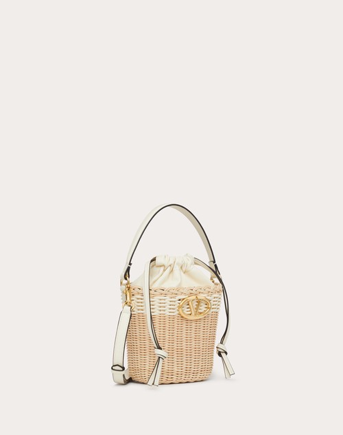 Red Valentino BORSA A SECCHIELLO VLOGO SIGNATURE IN MIDOLLINO Comprare a buon mercato