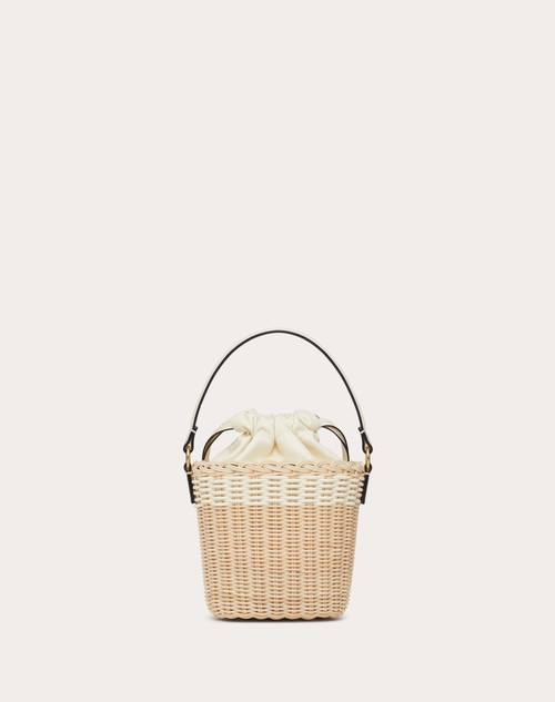 Red Valentino BORSA A SECCHIELLO VLOGO SIGNATURE IN MIDOLLINO Comprare a buon mercato