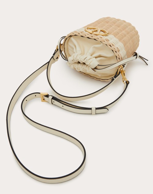 Red Valentino BORSA A SECCHIELLO VLOGO SIGNATURE IN MIDOLLINO Comprare a buon mercato