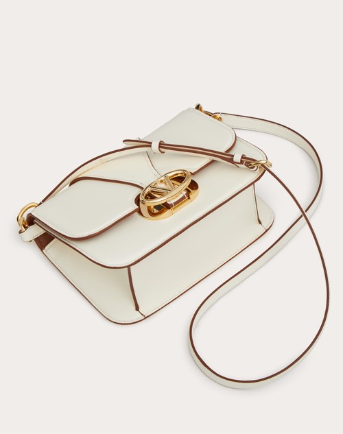 Red Valentino BORSA PICCOLA A SPALLA VLOGO O'CLOCK IN NAPPA CON CATENA In Saldo