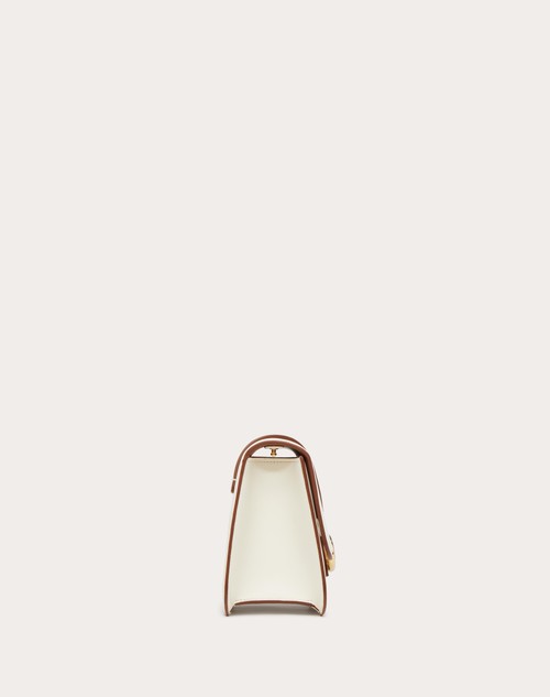 Red Valentino BORSA PICCOLA A SPALLA VLOGO O'CLOCK IN NAPPA CON CATENA Nuova