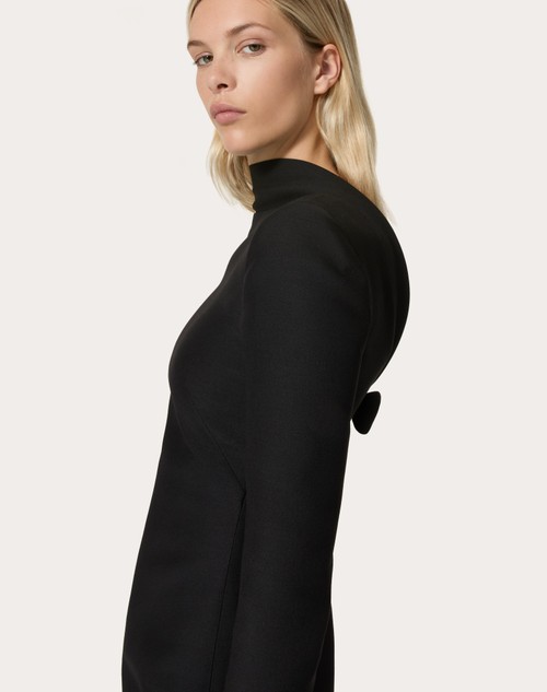 Red Valentino ABITO CORTO IN CREPE COUTURE Spedizione Gratuita