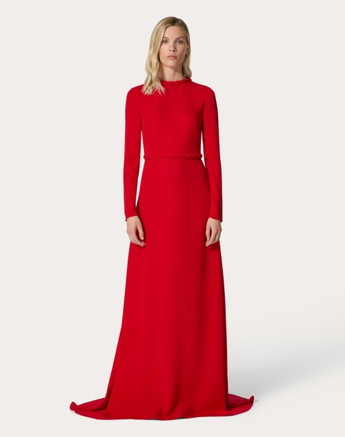 Red Valentino ABITO DA SERA IN GEORGETTE DOUBLE Acquista Ora
