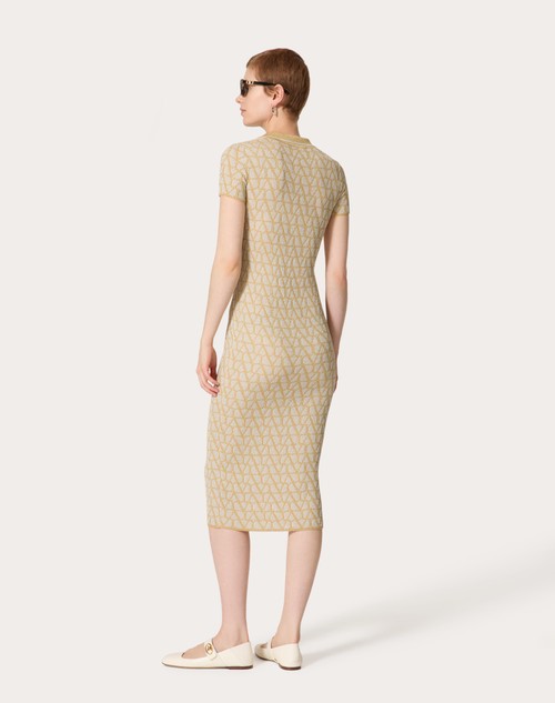 Red Valentino ABITO IN LUREX E JACQUARD TOILE ICONOGRAPHE Novità