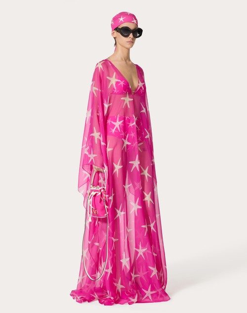 Red Valentino ABITO DA SERA IN CHIFFON STARFISH Ultimi due giorni