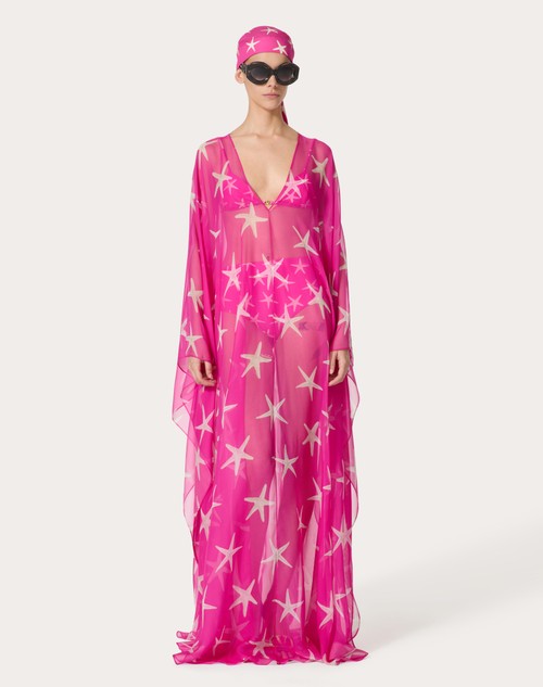 Red Valentino ABITO DA SERA IN CHIFFON STARFISH Ultimi due giorni