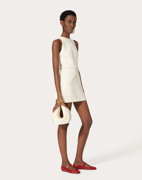 Red Valentino ABITO CORTO IN CREPE COUTURE Fino al 65% di sconto