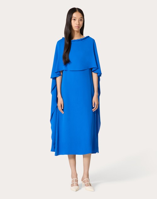 Red Valentino ABITO MIDI IN GEORGETTE DOUBLE Solo un giorno rimasto
