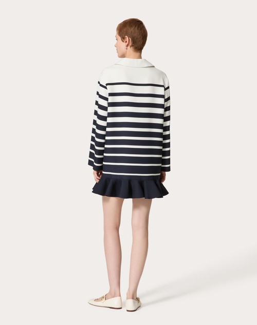 Red Valentino ABITO CORTO IN CREPE COUTURE VALENTINO ROOMVIEW Super sconto