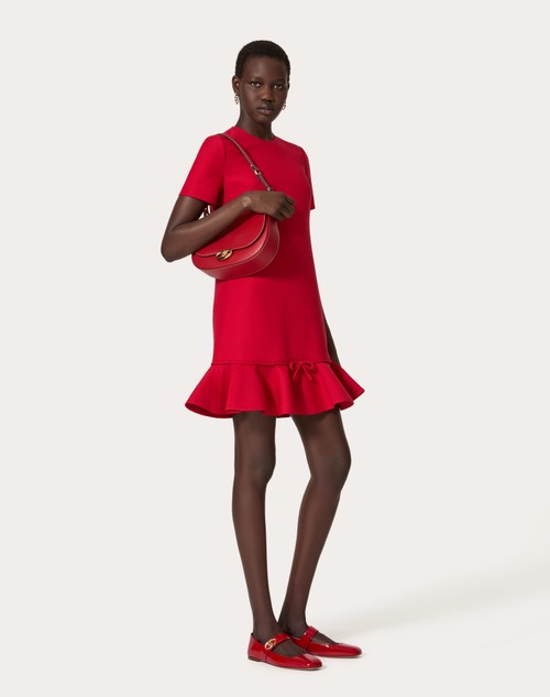 Red Valentino ABITO CORTO IN CREPE COUTURE Enormi sconti
