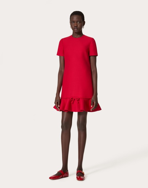 Red Valentino ABITO CORTO IN CREPE COUTURE Enormi sconti