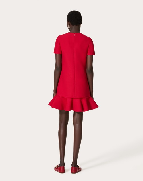 Red Valentino ABITO CORTO IN CREPE COUTURE Enormi sconti