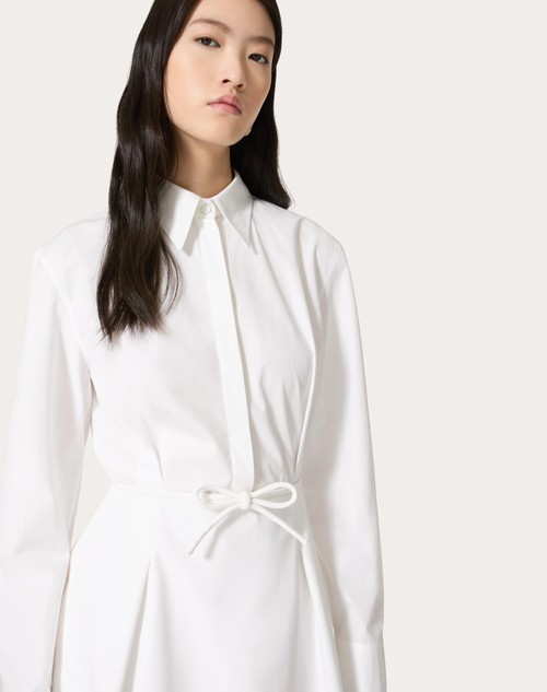 Red Valentino ABITO CORTO IN COMPACT POPELINE 50% di sconto con spedizione gratuita