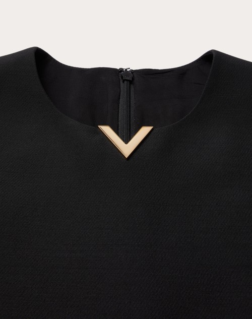 Red Valentino ABITO CORTO IN CREPE COUTURE Nuovo
