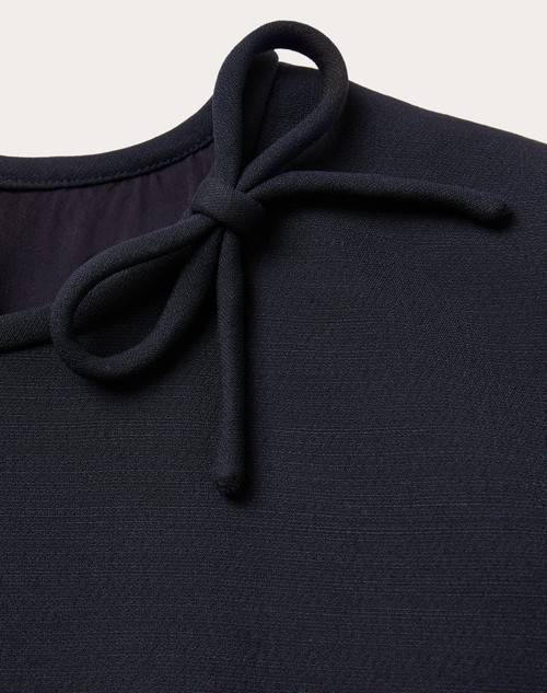 Red Valentino ABITO CORTO IN CREPE COUTURE Spedizione Gratuita