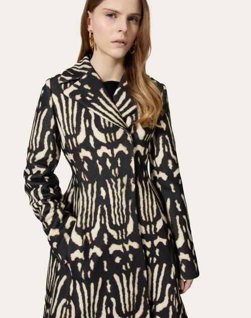 Red Valentino CAPPOTTO IN VALENTINO WILDPRINT 98 Affare Del Giorno