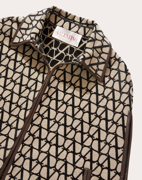 Red Valentino MANTELLA IN TOILE ICONOGRAPHE In Vendita