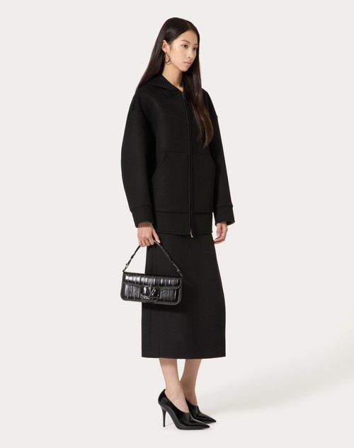 Red Valentino CABAN IN COMPACT DRAP Vendita Economica