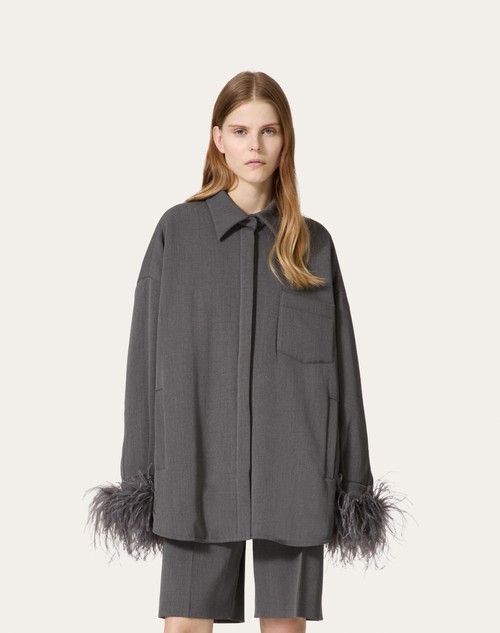 Red Valentino GIUBBINO IN ACTIVE GABARDINE Saldi Di Fabbrica