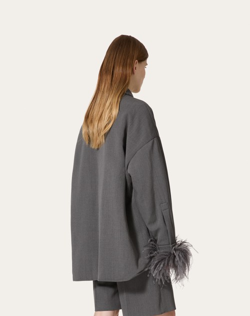 Red Valentino GIUBBINO IN ACTIVE GABARDINE Saldi Di Fabbrica
