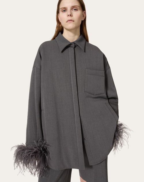 Red Valentino GIUBBINO IN ACTIVE GABARDINE Saldi Di Fabbrica