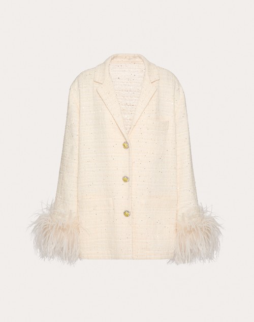 Red Valentino GIACCA IN DELICATE TWEED Negozio