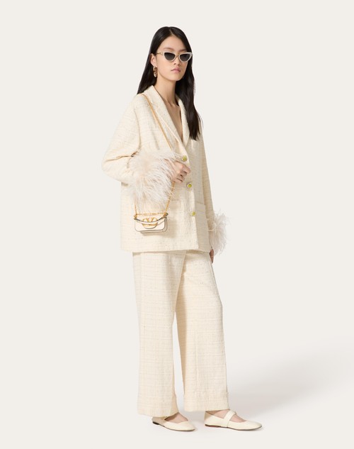 Red Valentino GIACCA IN DELICATE TWEED Negozio
