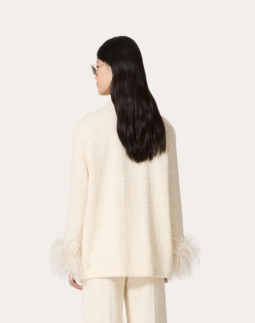 Red Valentino GIACCA IN DELICATE TWEED Negozio