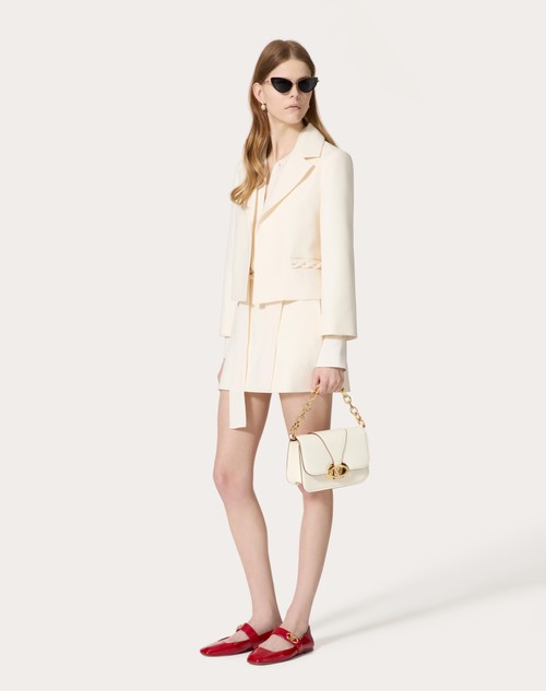 Red Valentino GIACCA IN CREPE COUTURE In Saldo