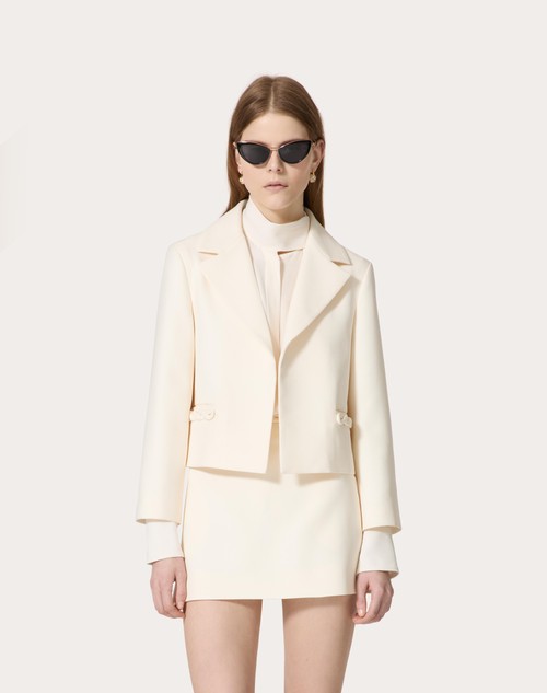 Red Valentino GIACCA IN CREPE COUTURE In Saldo